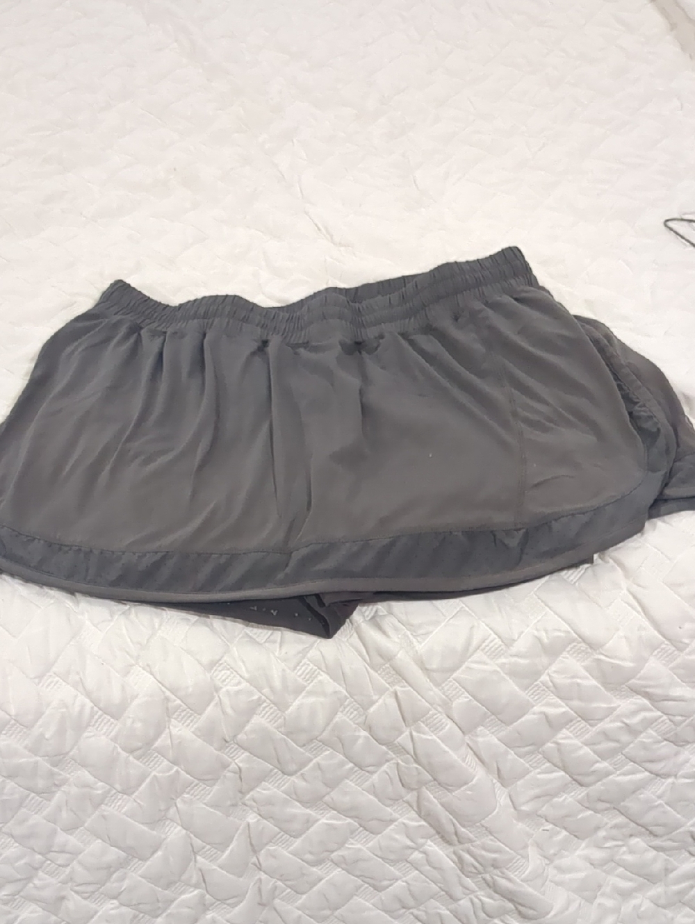 Women's Gray Athletic Running Skort Sz Xl